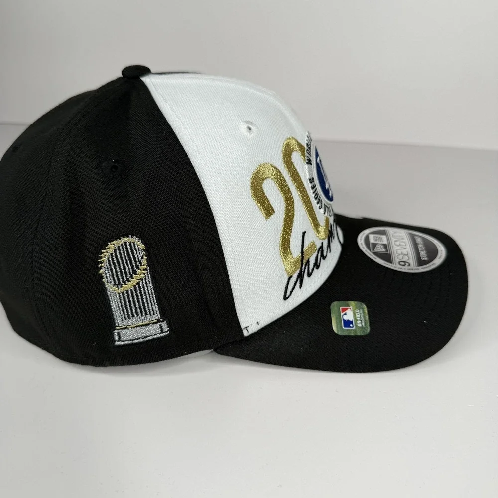 Los Angeles Dodgers Hat Cap Snap‎ Back Mens OSFA Black 2024 World Series New Era